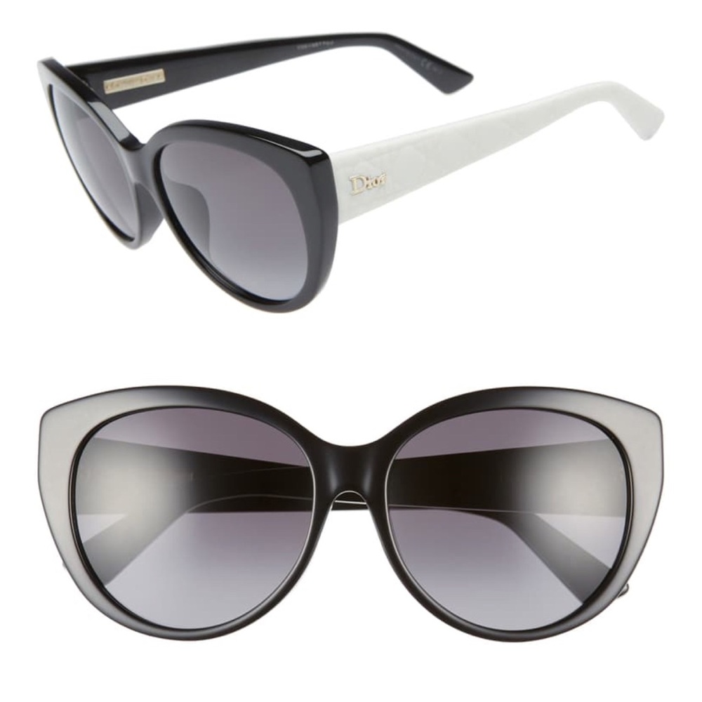 DIOR DIORLADY 58MM CATEYE SUNGLASSES - Picture 1 of 8